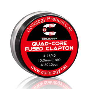 Quad-core Fused Clapton Prebuilt Coils 10pcs/box