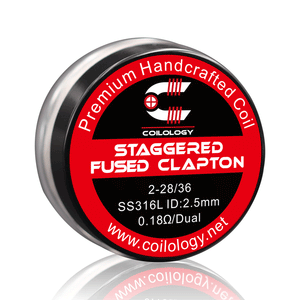 Staggered Fused Clapton Handmade 2pcs/BOX
