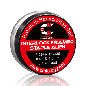 Interlock Framed Staple Alien Handmade 2PCS/BOX